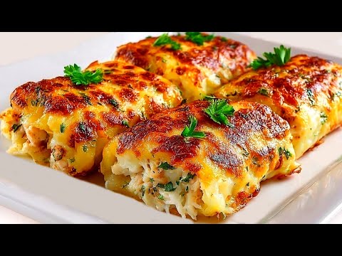 So mache ich leckere Kartoffeln mit Eiern! Die ganze Familie liebt es! Rezept für das Abendessen!