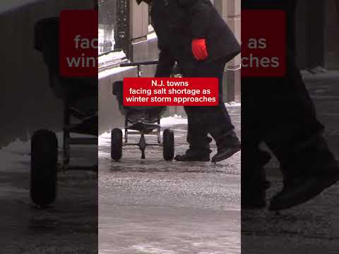 Some N.J. towns have salt shortage