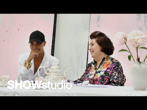 Balmain Designer Olivier Rousteing Talks Criticism with Iconic Journalist Suzy Menkes