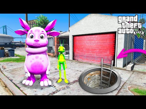 LUNTIK and KUZYA DESCENDED into a SCARY SEWER in GTA 5 MODS - HORROR STORIES in GTA 5