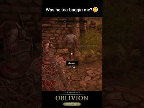 Caught in the act #shorts #oblivionremastered #oblivion #gaming