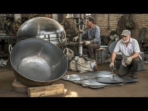 UNREAL Skills! How Workers Make Big Iron Pots (  By Hands )