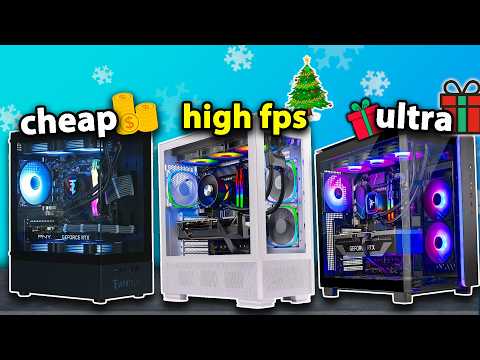 Best CHRISTMAS Prebuilt Gaming PC Deals 2025 For Every Budget!❄️