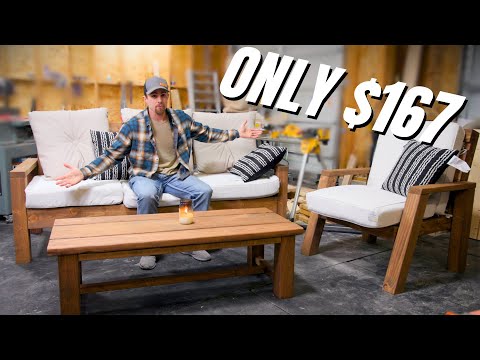 Outdoor Furniture Is Expensive. Do THIS Instead | Cheap Outdoor Furniture For Beginners