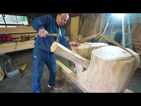 Building an Outrageous Giant Glass Table Fueled by Soul | Carpenter’s DIY