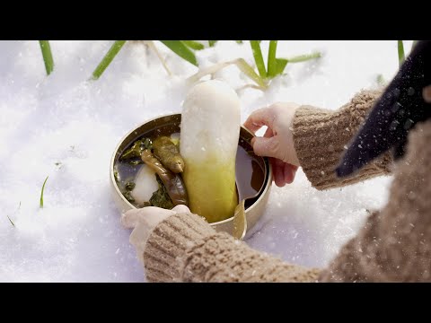 Winter in South Korean countryside ☃️ | we can't live without kimchi.#2