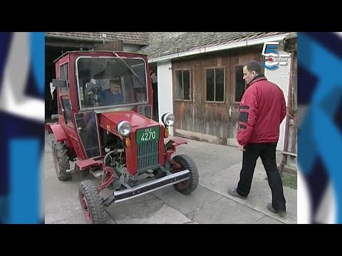 Napravio sinu traktor, ručni rad - Borino 5kazanje
