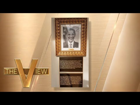Trump Hangs Plaques Mocking Biden, Obama | The View