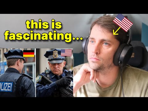 American reacts to: German Police (compared to American police)