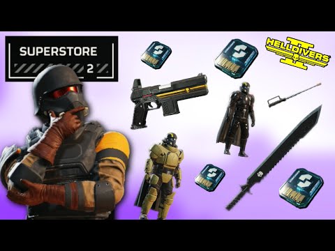 Listing the BEST 8 Superstore Items in Helldivers 2