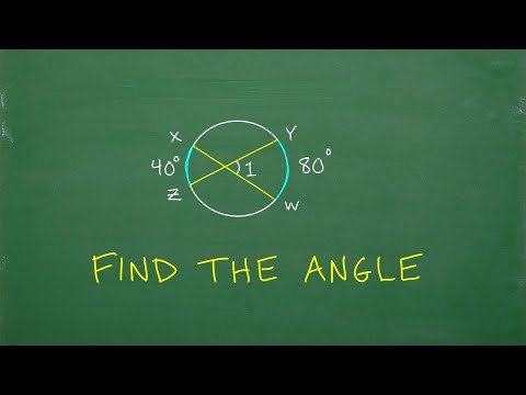 How do you find this angle? Let’s learn about Circles