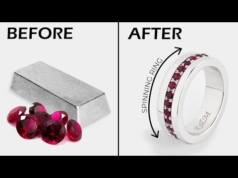 How to make a spinner ring from scratch | Handmade unique jewelry