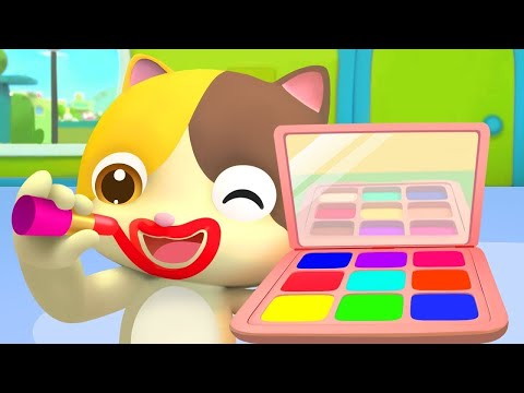 Learn Colors with Baby Kitten | Colors Song for Kids | Nursery Rhymes & Kids Songs | Mimi and Daddy
