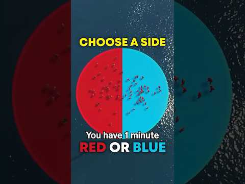 Choose a side… 🔴🔵💥