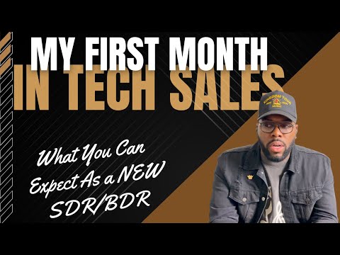 My FIRST MONTH as a NEW Sales & Business Development (SDR/BDR) in Tech! • Tech Sales • Tech Bag Trey