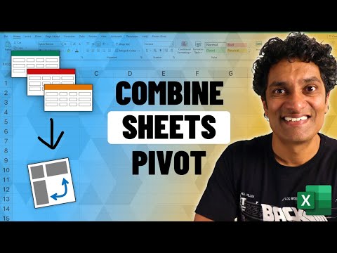 Create One Pivot Table from Many Sheets ~ AWESOME Excel Trick