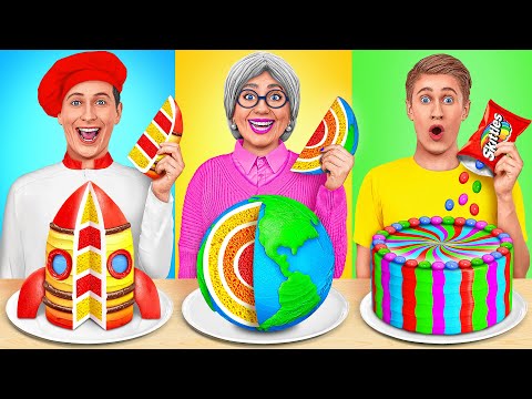 自分 vs おばあちゃんの料理チャレンジ | シンプルなキッチンレシピ Trend DO Challenge