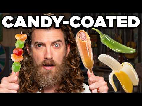 Candy Coating Everything Taste Test (Tanghulu)