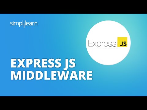 Express JS Middleware Tutorial | Middleware In Express JS Explained | Express JS | Simplilearn