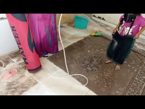 من كتر الحماس غسلت عيالي ف تنضيفات بيت حماتي 💪خليت البيت بيشف ويرف من النضافة 🤲دعوة حماتي ليا كنز