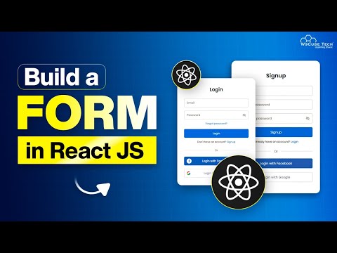 How to Make Forms using React JS | React JS Controlled Components Full Tutorial [1 HOUR}
