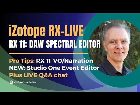 iZotope RX 11.1-LIVE for VO-RX Spectral Editor for Studio One/Logic/Pro Tools