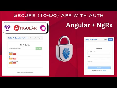 Angular NgRx Full Stack Project: To-Do App with Authentication & User Data