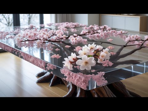 Beautiful Creations Worth Seeing: 100% Real Flowers and High-Gloss Epoxy That Will Amaze You