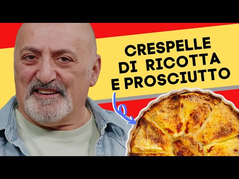 Crespelle di ricotta e prosciutto