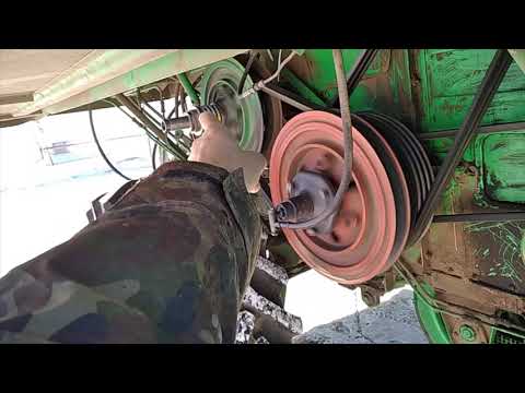 Тест переделанного вариатора комбайна Нива-Эффект