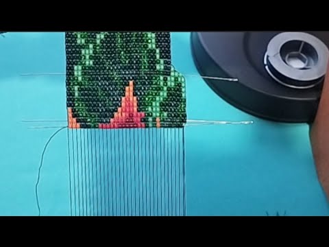 Допліти в гердані на станку. Виступ на 2 бісерини одразу. Мій досвід.