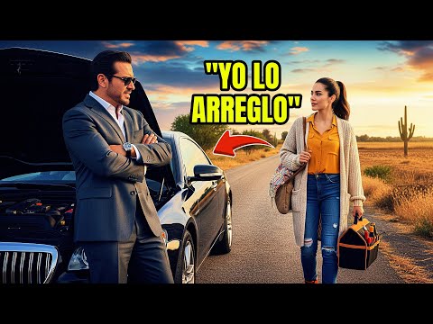 UNA MUJER DESCONOCIDA ARREGLA EL CARRO DEL MILLONARIO... Y ÉL SE ENAMORA DE ELLA