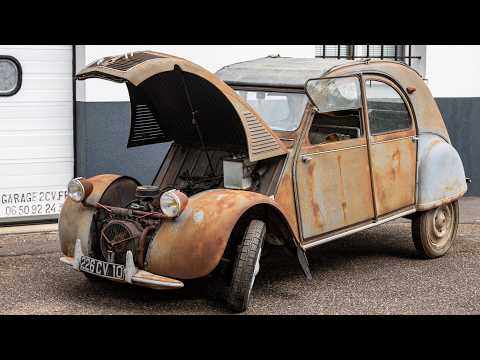 Remise en route : Citroën 2CV de 1959 abandonnée depuis 30 ans