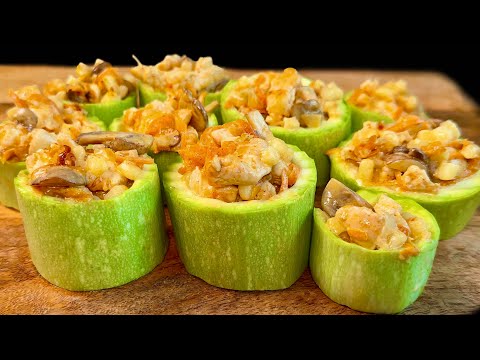 Dieses Zucchini-Rezept ist mein Traum! Ich mache es jedes Wochenende! Schnelles Abendessen.