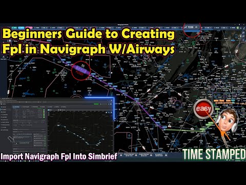 EASY Navigraph Flight plan W/*Airways* - Import into Simbrief generate flight & dwnload in plane