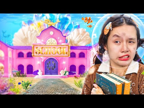 طالبة فقيرة في مدرسة حوريات المليونيرات! صديقتي الجديدة حورية بحر | قصص عن حوريات البحر