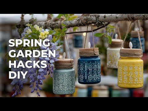 Trash to Treasure: Spring Garden Hacks for Small Spaces with Easy DIY Garden Art