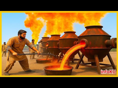 Most Dangerous Job in Pakistan Factory - Incredible Proses - @restorationhands9 ​