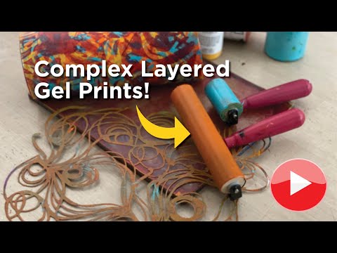 Create Rich, Textured, Layered, Painterly, Gel Prints using Just ONE Mask!–Tutorial Tidbits