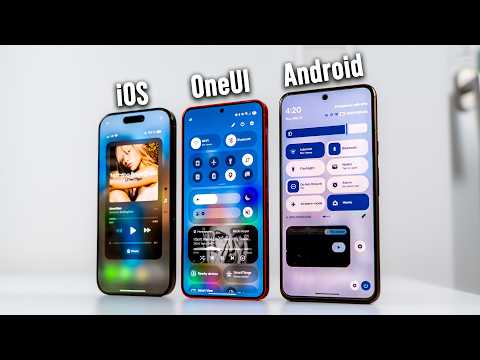 Android 16 vs. iOS 18 vs. One UI 7: Are They All the Same Now?