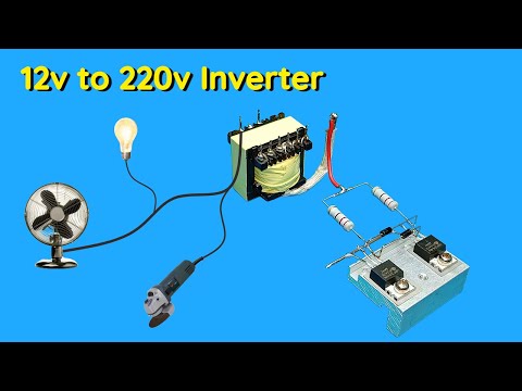 Top 2 Favorite Simple Inverter Circuits 12v To 220v. How to make simple inverter at home.