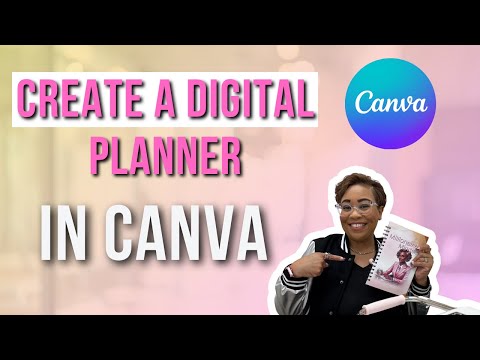 How to start a digital planner in canva  step by step for beginners