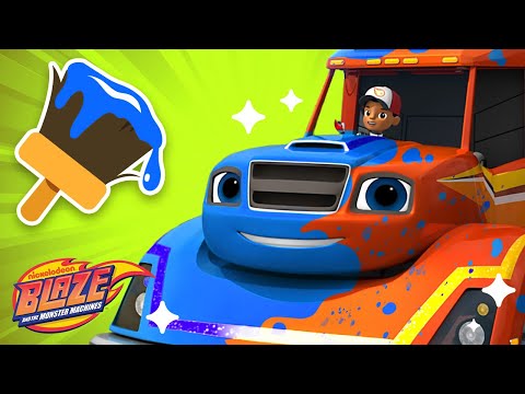 Makeover Machines #31 w/ Big Semi Truck Blaze! | Games for Kids | Blaze and the Monster Machines