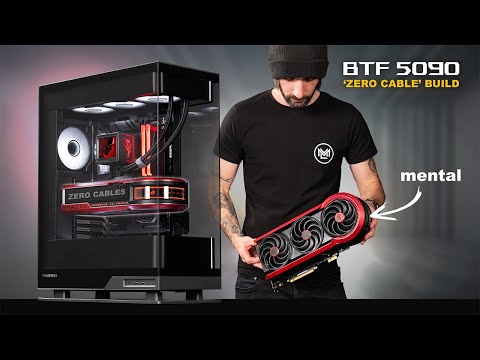 The Most Powerful GPU has Zero Cables... | ROG Matrix RTX 5090 BTF Build