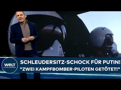 UKRAINE-KRIEG: Schleudersitz-Schock für Wladimir Putin! "Zwei Kampfbomber-Piloten getötet!"