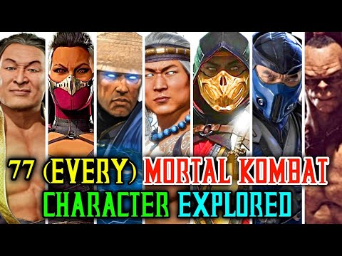 77 (Every) Mortal Kombat Characters - Backstories Explored - The Mega Feature Length MK Video