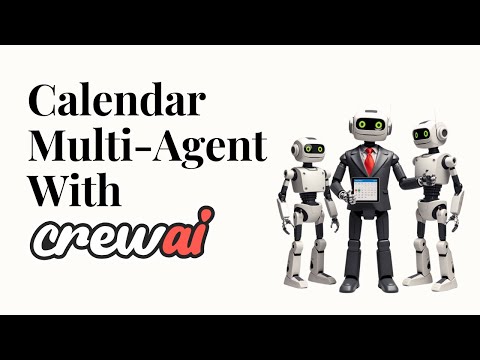 How to Build Manager Agent With CrewAI | Calendar Multi Agent Tutorial