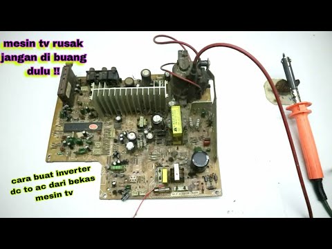 how to make an inverter from a used TV engine