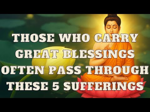 Those Who Carry Great Blessings Often Pass Through These Five Sufferings.