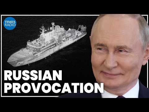 Russian spy ship fires lasers at British planes after being spotted on edge of UK waters